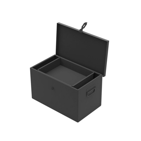 Coffre de chantier aluminium avec plateau 600x350x350 SORI - CR600B