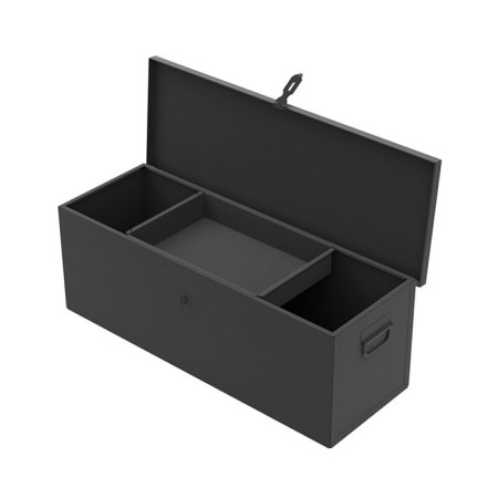 Coffre de chantier aluminium avec plateau 1000x350 SORI - CR1035B