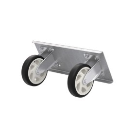 2 roulettes Ø125 pour coffre de chantier SORI - OCR35