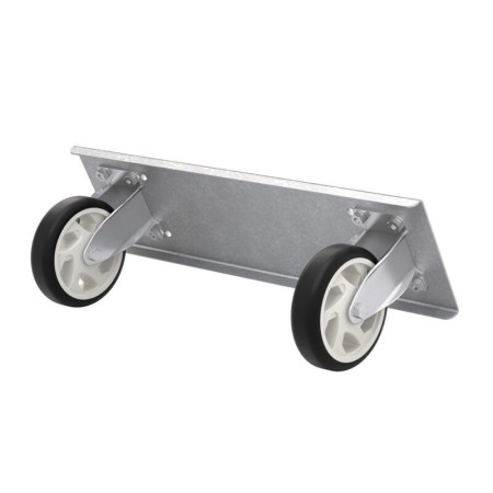 2 roulettes Ø125 pour coffre de chantier SORI - OCR48