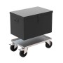 Plateau à roulettes pour coffre chantier 550x350 SORI - PRCR570