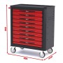 Servante d’atelier SORI 8000 9 tiroirs mobile - 8900
