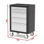 Servante d’atelier 6000 5 tiroirs professionnelle SORI - 6500