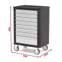 Servante d’atelier SORI 6000 8 tiroirs mobile - 6800