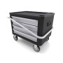 Coffre d’atelier 4 tiroirs sur roulettes SORI - CE6400R