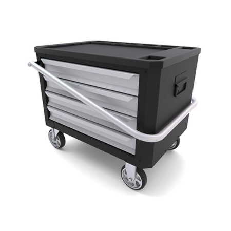 Coffre d’atelier 4 tiroirs sur roulettes SORI - CE6400R