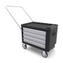 Coffre d’atelier 4 tiroirs sur roulettes SORI - CE6400R