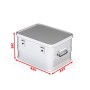 Coffre aluminium 30 L étanche 435x335x265 SORI - 420002