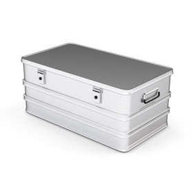 Coffre aluminium 140 L étanche coins de gerbage SORI - 420006