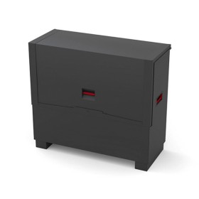 Coffre de travaux publics sécurisé noir avec pieds SORI - TPS1428