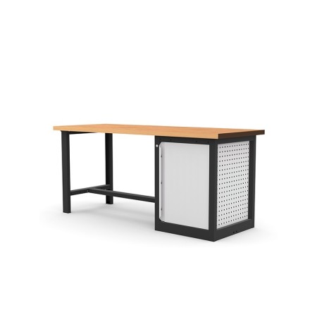 Établi atelier 2000 avec meuble 1 porte SORI - E200MB1P